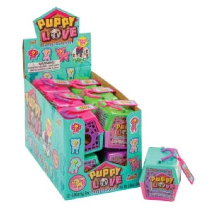 Bonbons Kidsmania Puppy Love 0,28 oz - 12 carats pour la vente par I Got Your Candy