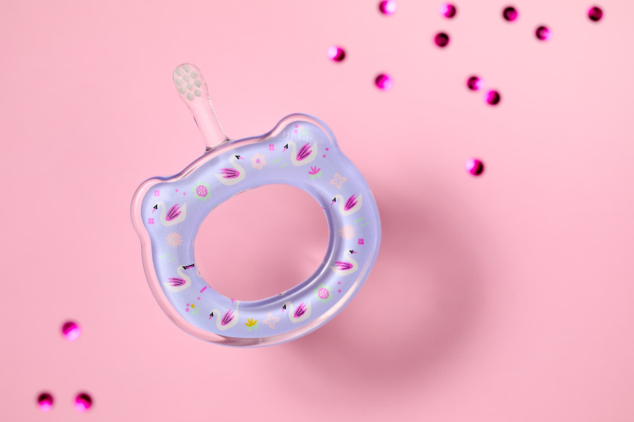 HAMICO -Innovative Toothbrush - Wholesale Toothbrush - Kids & Baby - Baby Training Toothbrush - Swans | 6 Individual packs3