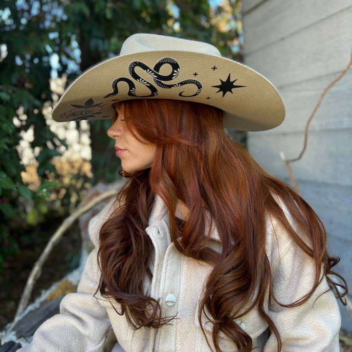 Wild as Heck - Wholesale Cowboy Hat - Women's - The Harlow Western Hat (cowboy hat, cattleman, western wear