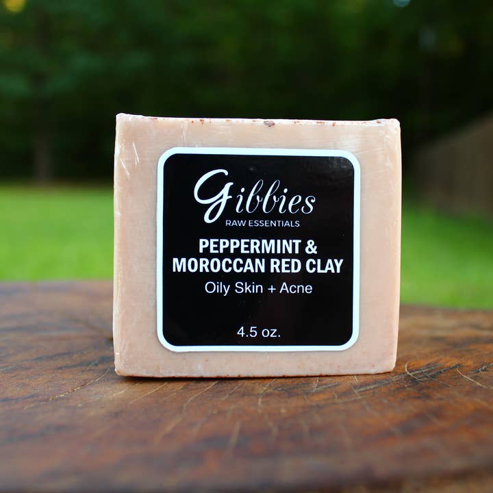Savon menthe poivrée pour la vente par Gibbies Raw Essentials
