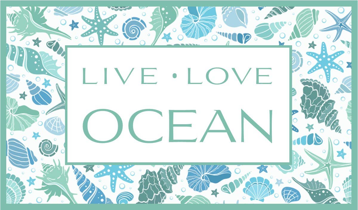 Green Koala - Wholesale Jar/Filled Candle - LIVE LOVE OCEAN 8oz Candle1