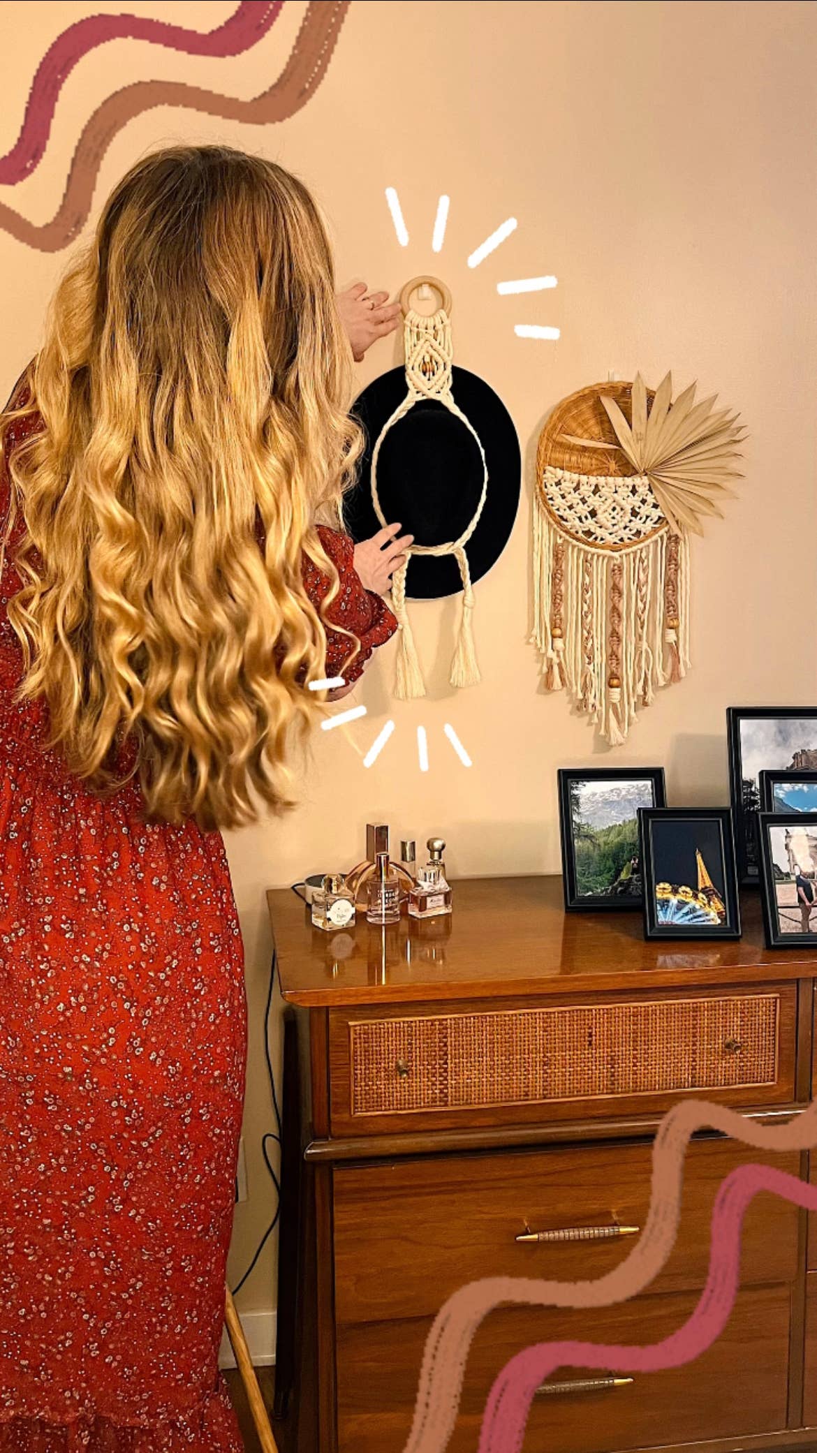 Radically You - Wholesale Hat Rack - Macrame Hat hanger2