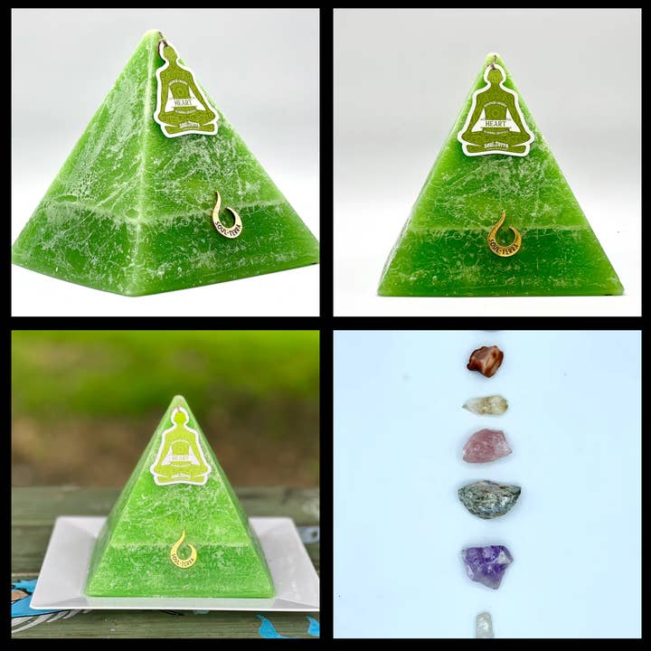 Soul-Terra – Engroshandel Søjlelys – Soul-Terra Chakra stearinlys samling af 7 4