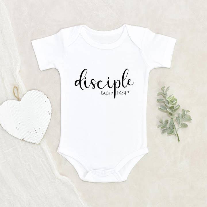 NewBabyWishes - Wholesale Bodysuit (Non-Footed) - Baby - Disciple Baby Clothes-Religious Baby Onesie-Baby Clothing