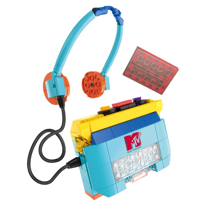 MTV Cassette Player Brick Building Set for wholesale by Brickcraft