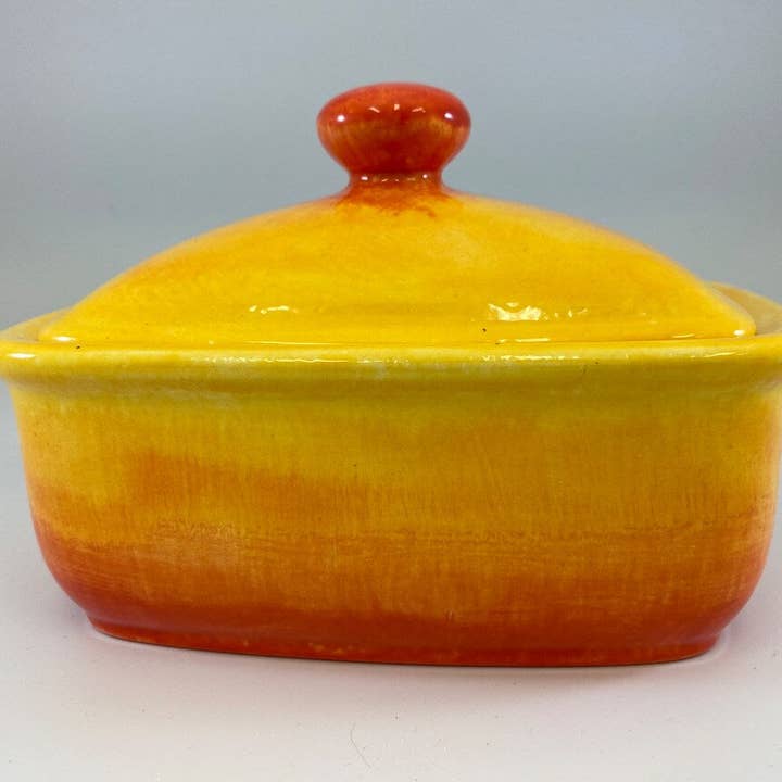 Prato de Manteiga com Tampa - Nascer/Pôr do Sol por atacado de Peter Bowen Art