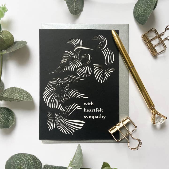 Chow's Stories - Wholesale Sympathy Card - Heartfelt Sympathy Card, Condolences card, Bereavement card