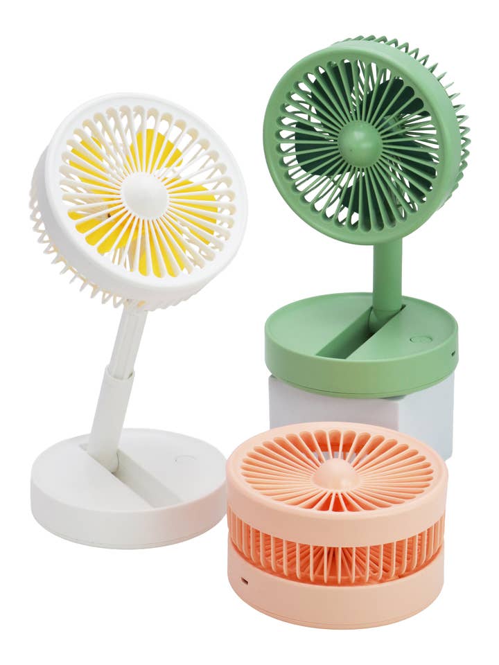 Ventilateur de table compact pliable mat pastel pour la vente par Cap Zone