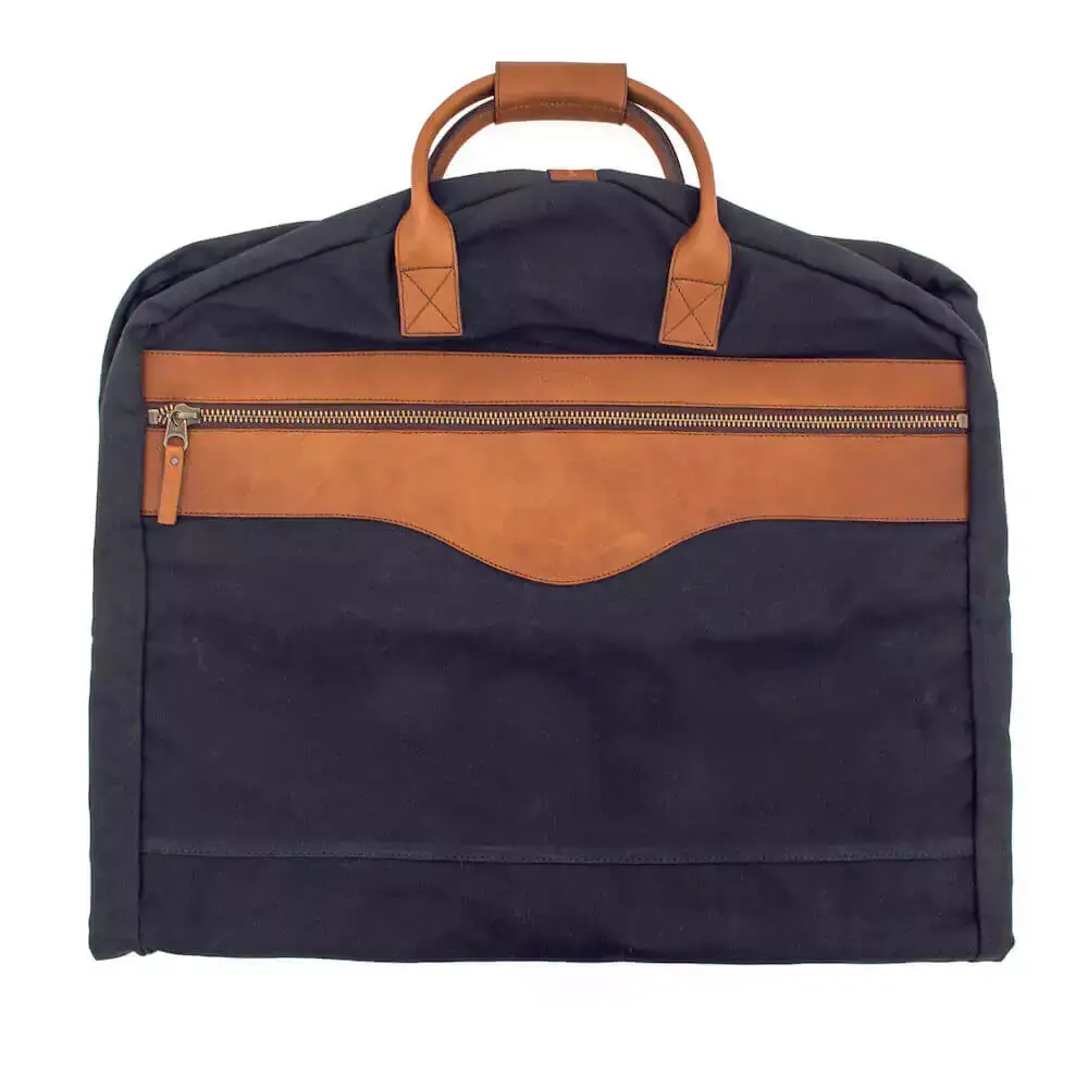 Mission Mercantile Leather Goods – Engroshandel Dragtpose – Kampagne Voksbehandlet lærred Tøjpose11