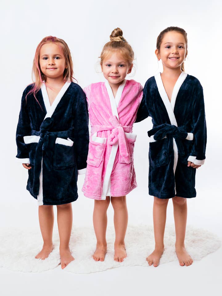 Sisters G Kids - Wholesale Robe - Kids - Soft Fleece Kids Bathrobes 3