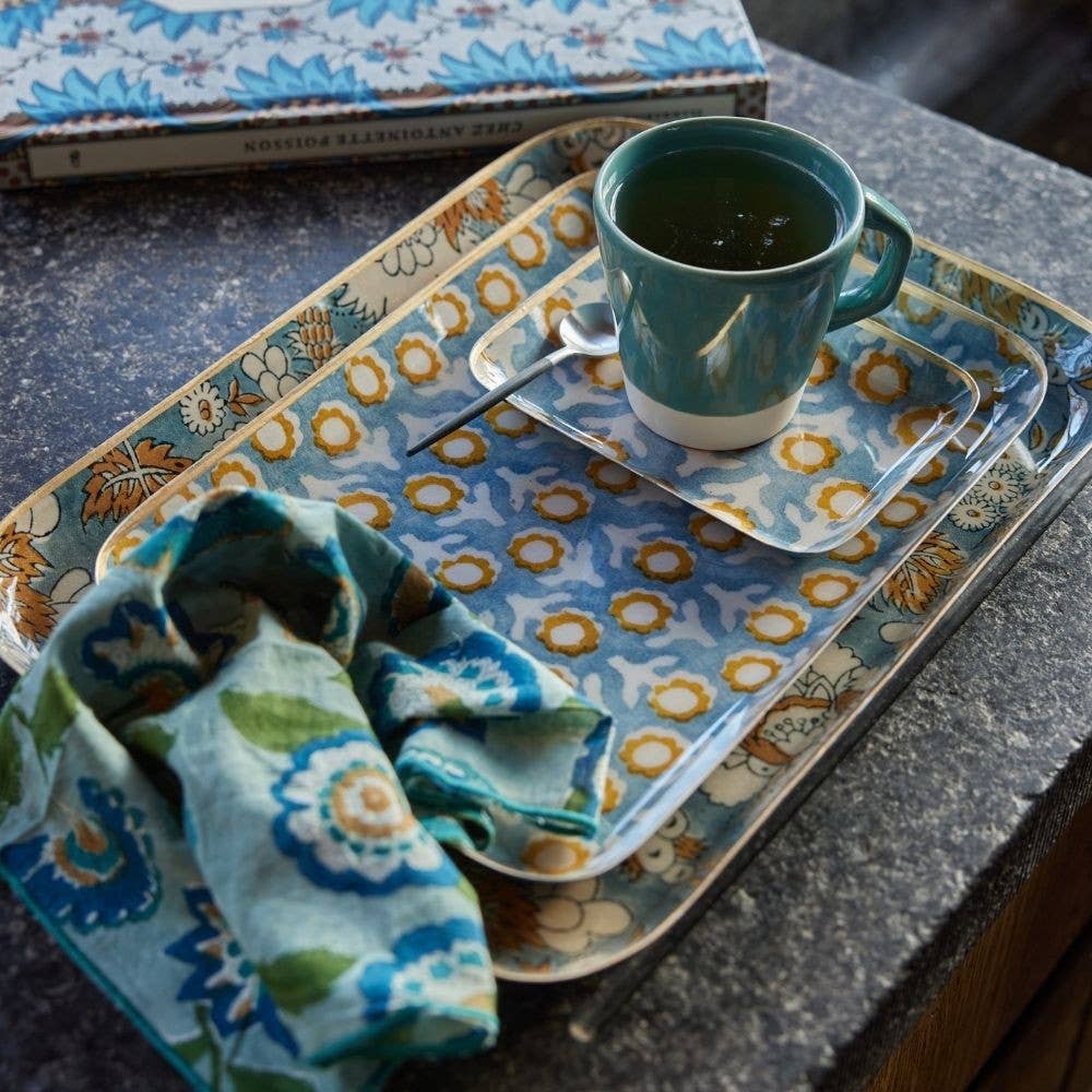 Bonheur du Jour - Venta al por mayor Bandejas decorativas - Plato Invitado - Vishnu Azul3