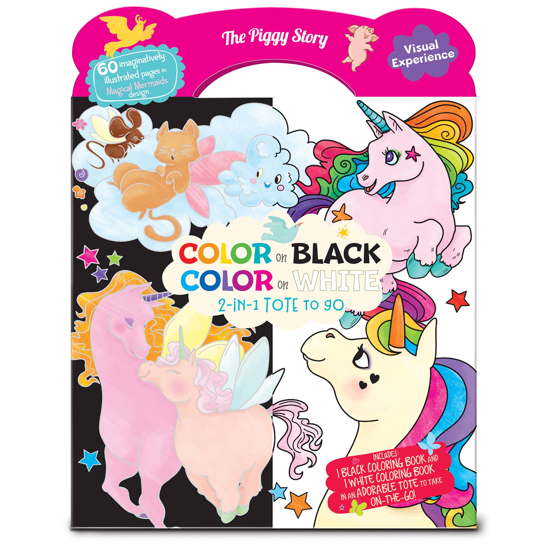 The Piggy Story - Vendita all'ingrosso Pastelli a cera - Bambini e neonati - Shimmer su Black & White Art Center2