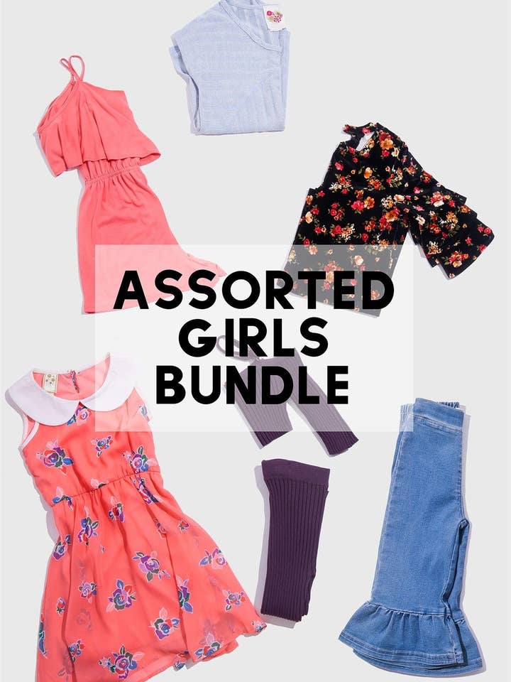 Assorted Toddler Girls Clothing / Toddler Girls Surprise Box - 6 pcs for wholesale by Tasha Apparel Wholesale