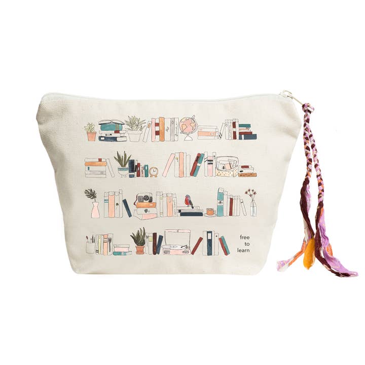 Free to Learn Pouch for wholesale by The Tote Project