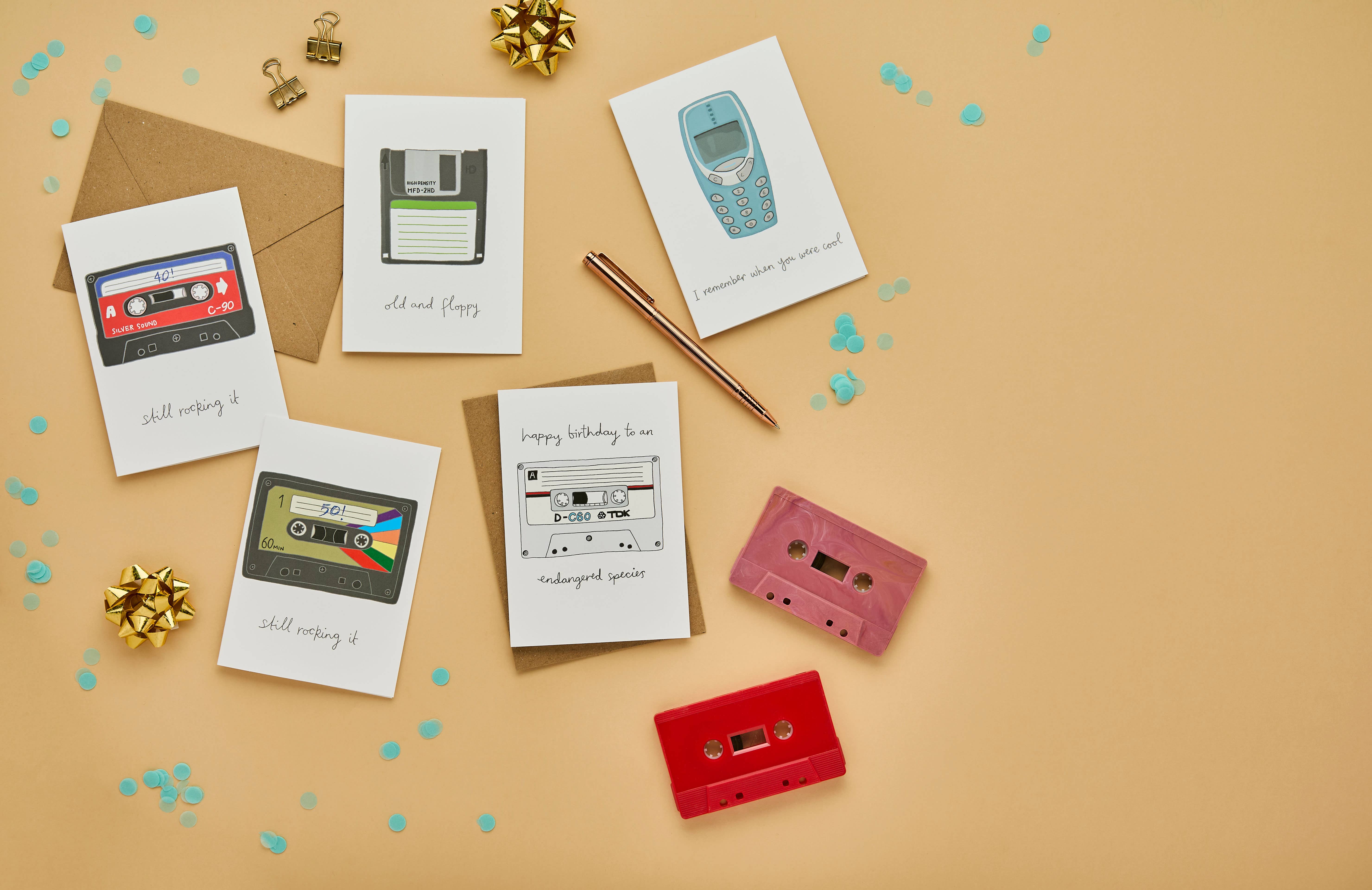 You've Got Pen On Your Face - Wholesale Birthday Card - Funny Cassette Birthday Card | Retro Card for Him6