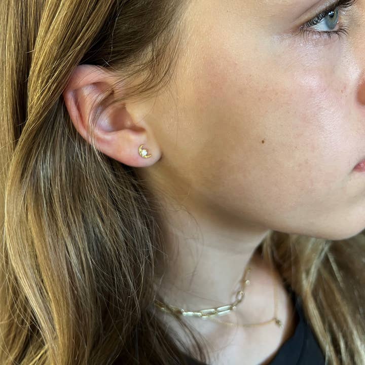 Sonya Renee Jewelry - Wholesale Stud/Post Earrings - Opal Moon Studs2