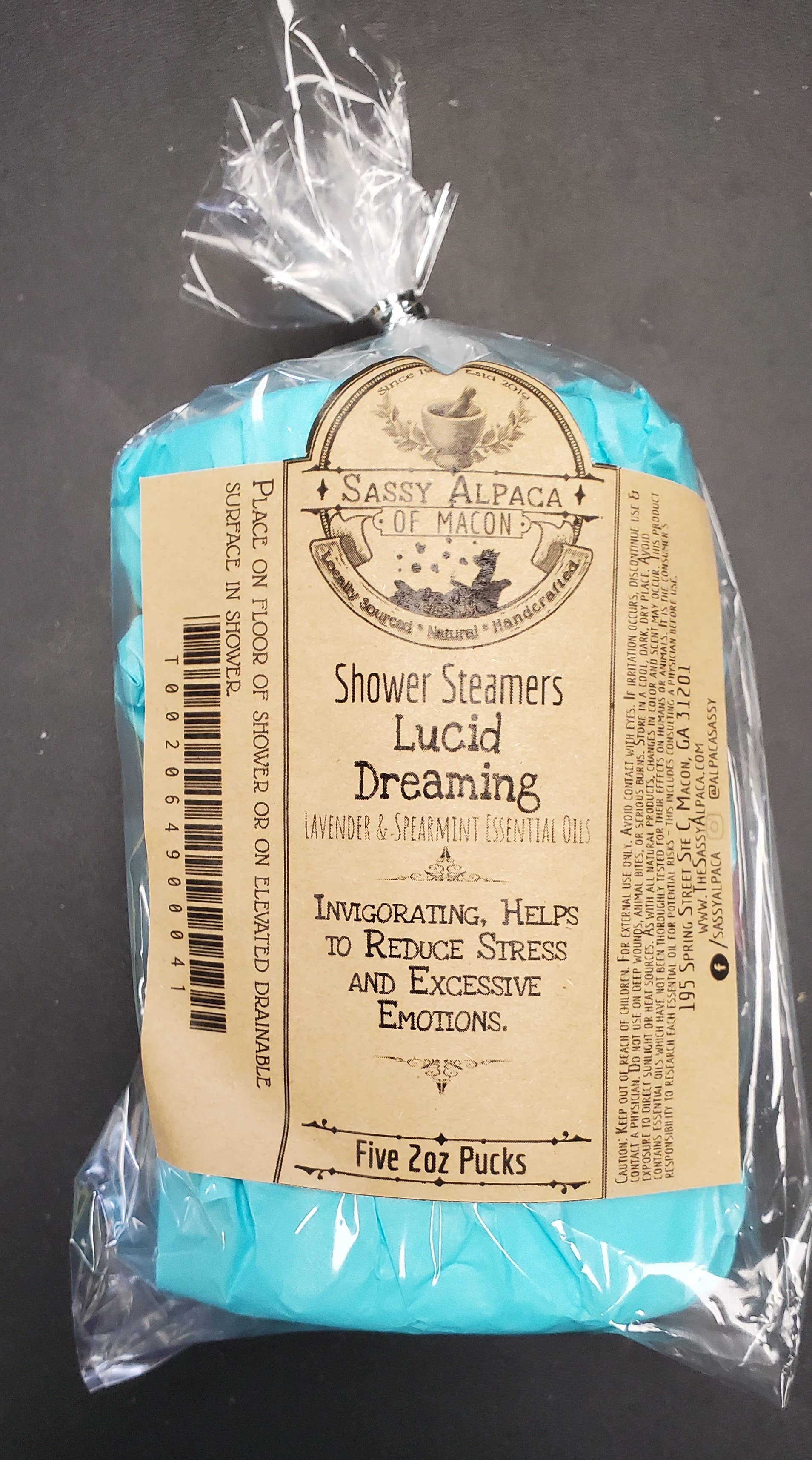 The Sassy Alpaca - Vente Bombe de douche/galet bien-être pour la douche - Pastille effervescente pour douche17