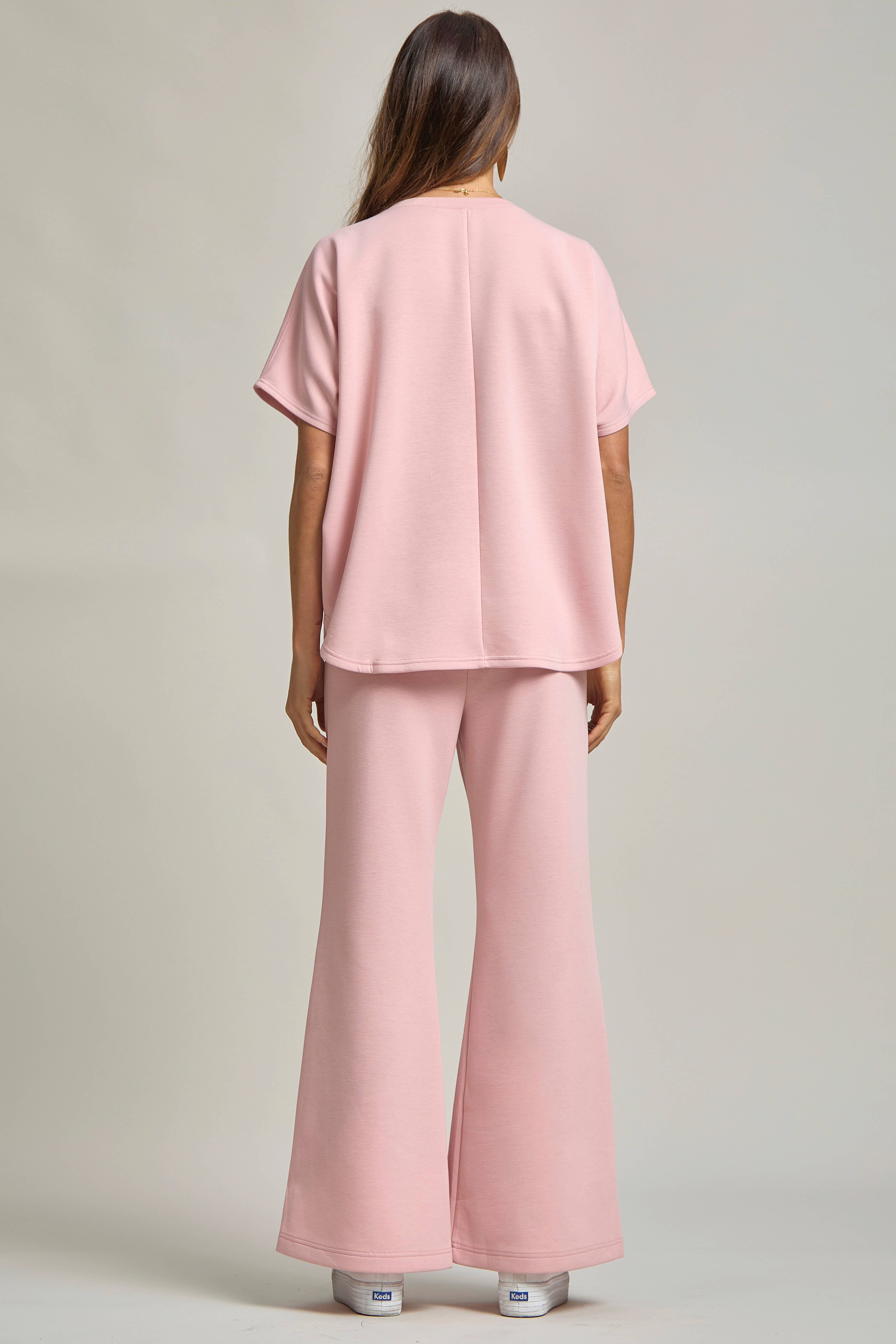 Dear Scarlett – wholesale Lounge set – Women's – Poncho Top + Bell Bottom Modal Set14