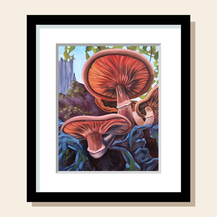Lámina artística Majestic Mushrooms para venta al por mayor de Painting With James