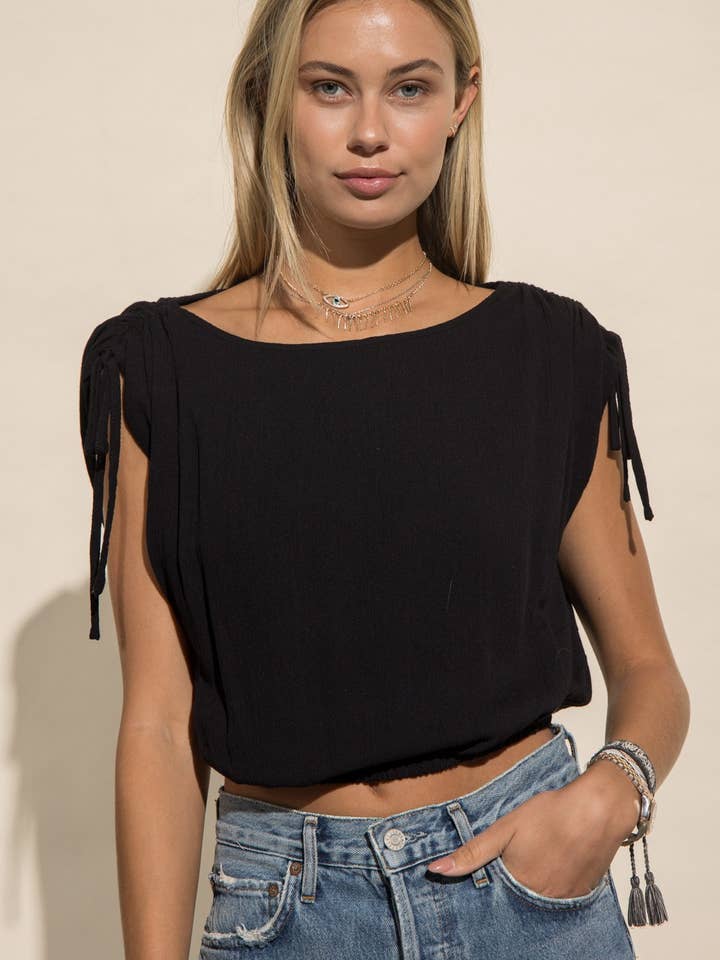 Cleopatra Solides Top für den Großhandel von STYLE RACK