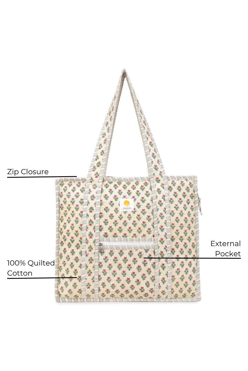 Hi Handmade – Sacola - Mulher por atacado – Saco de Algodão com Fecho - Marfim4