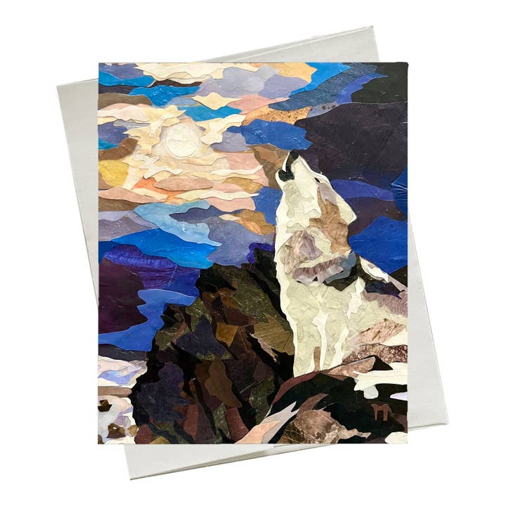 Urla fuori - Biglietto di auguri per la vendita all'ingrosso da parte di Pi Luna Art