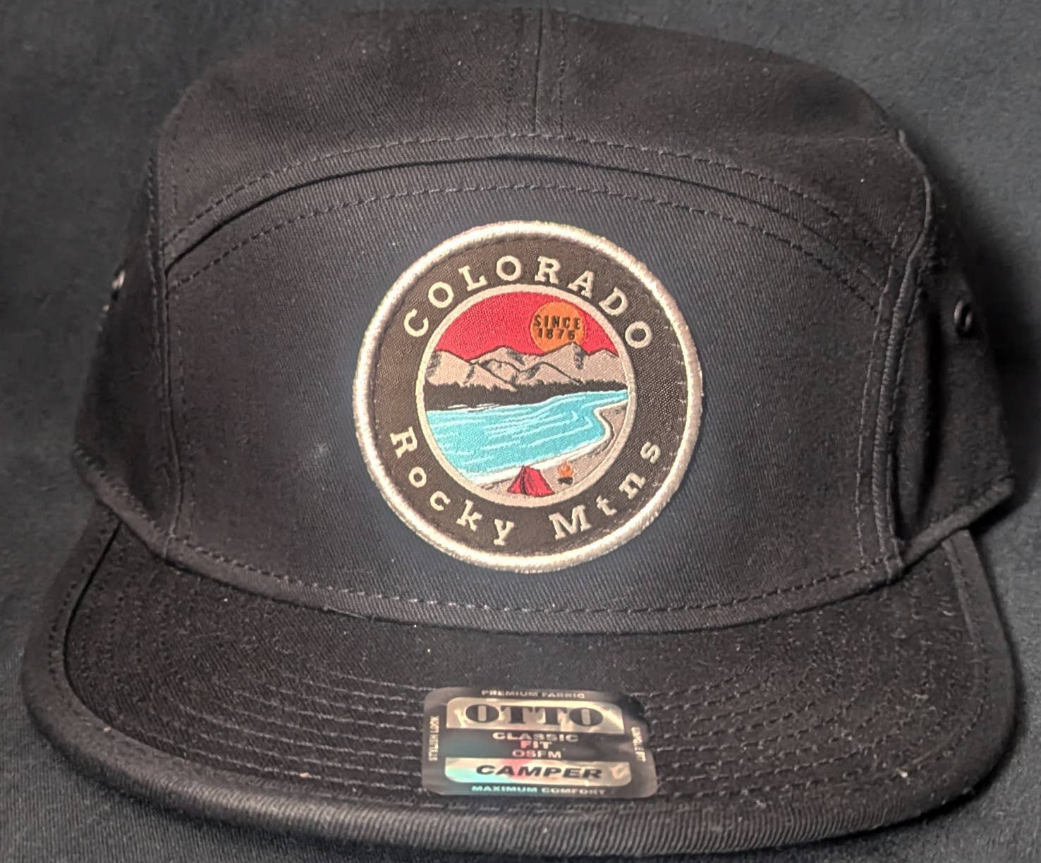 LOVE LIGHT APPAREL, LLC - Wholesale Baseball cap – Unisex - 6A- Co Camp Patch Hat- Camper Buckle