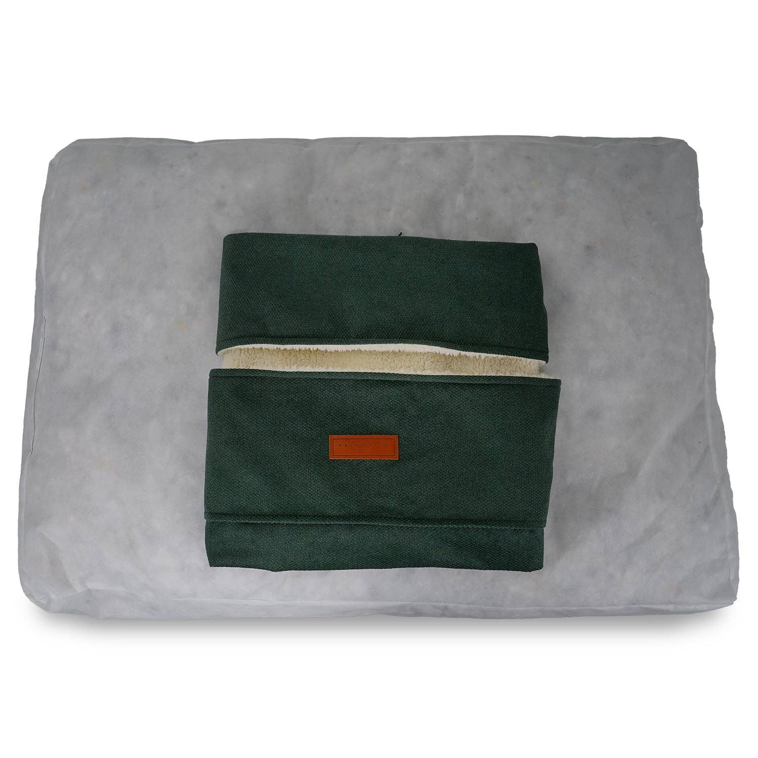 Ralph & Co – wholesale Pet bed – Dog – Luxury Green Pillow Bed With Removable Covers | Richmond9