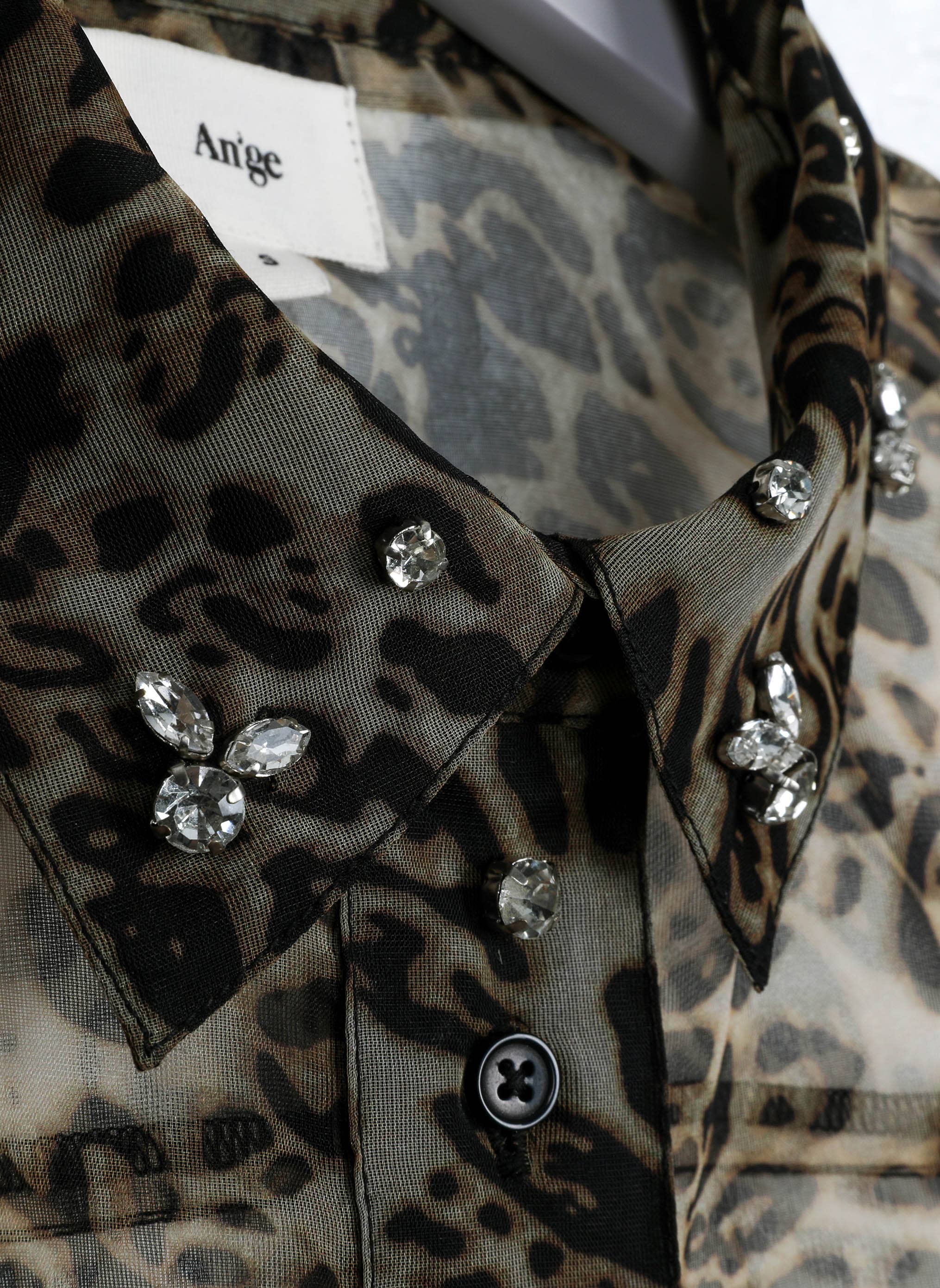 An'ge - Venta al por mayor Camisa con botones - Mujer - Camisa SOUMALINDA Bengali camel5