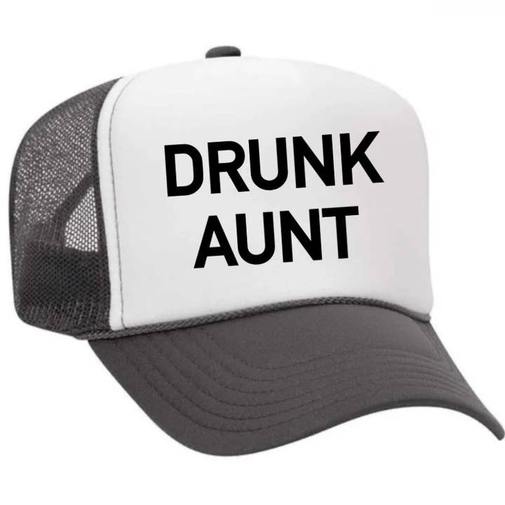 Inappropriate Trucker Hats - Wholesale Trucker Hat - Women's - Drunk Aunt Trucker Hat25