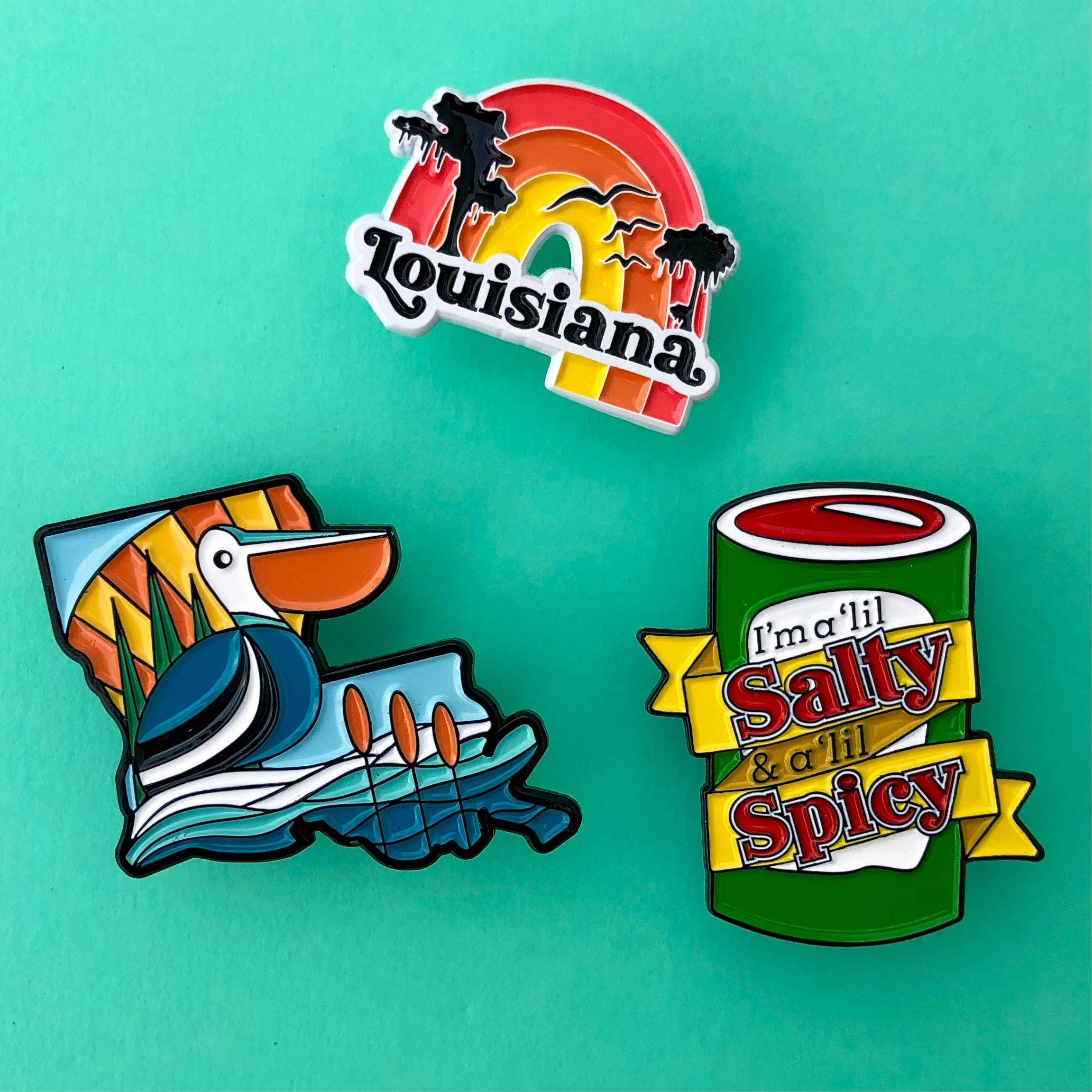 Pixel & Ink Creative - Wholesale Lapel Pin/Button - Salty & Spicy Enamel Pin2