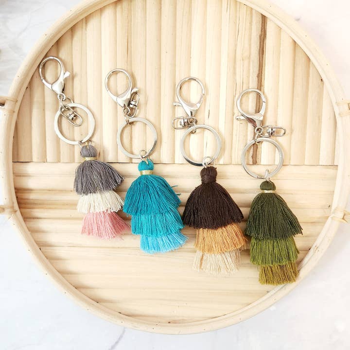 Keychain Tassel - Bag Swag - Purse Charm - Backpack Clip for wholesale by Designs by Kim