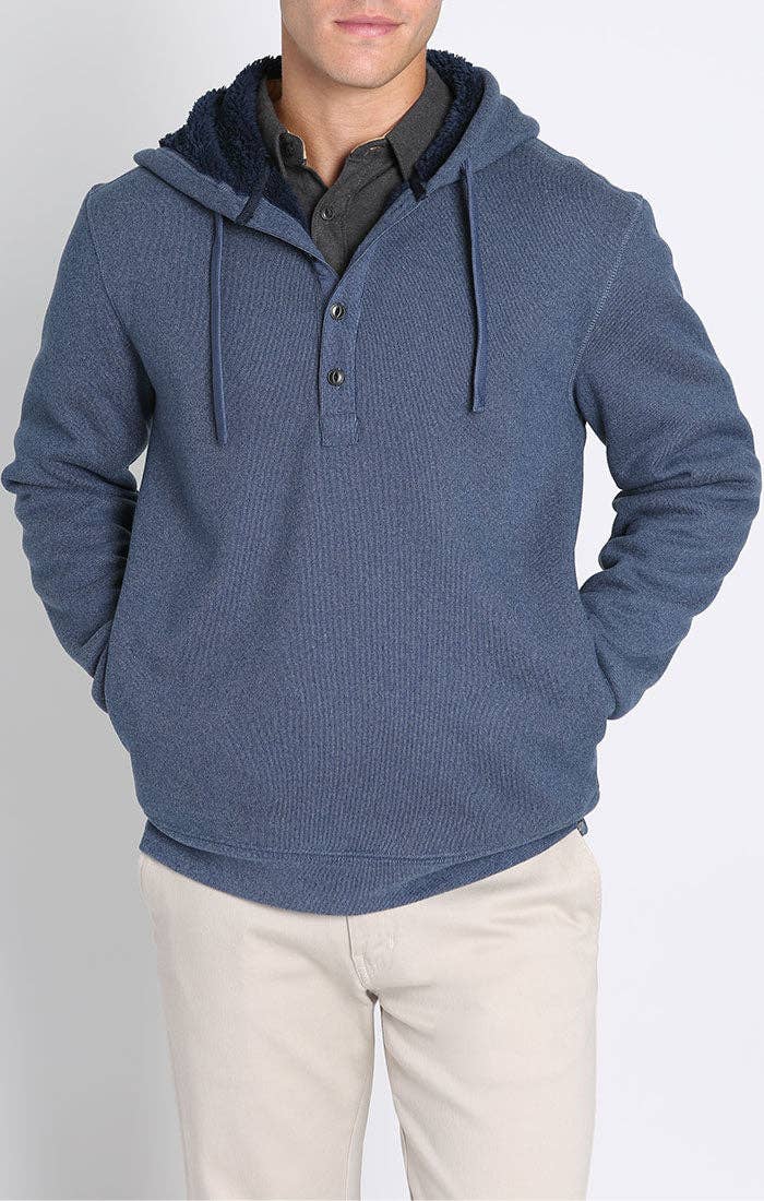 JACHS NY - Wholesale Hoodie - Men's - Sherpa Lined Ultra Soft Ribbed Hooded Henley3