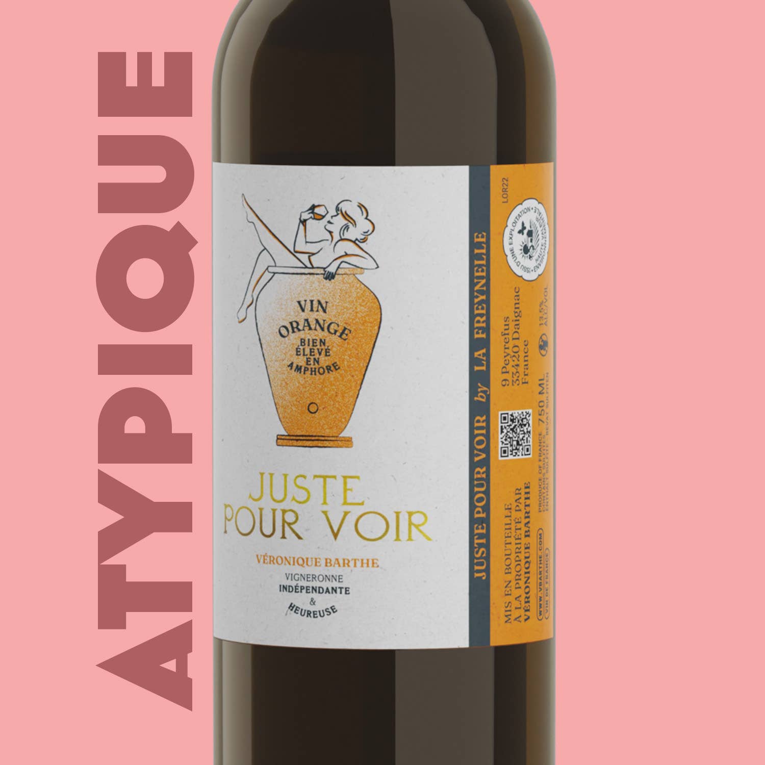 Les Compagnons du Canon – Engroshandel Hvidvin – Just to See - Fransk vin - Orangevin1