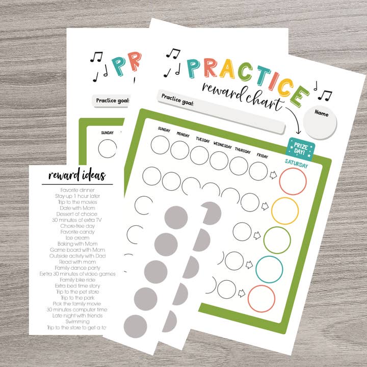 Tableaux de récompenses d'entraînement à gratter | Pack de 2 pour la vente par Scratch Away