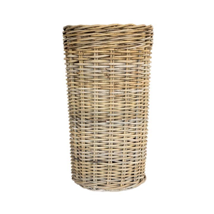 Rattan Round Umbrella Stand for wholesale by Basketly