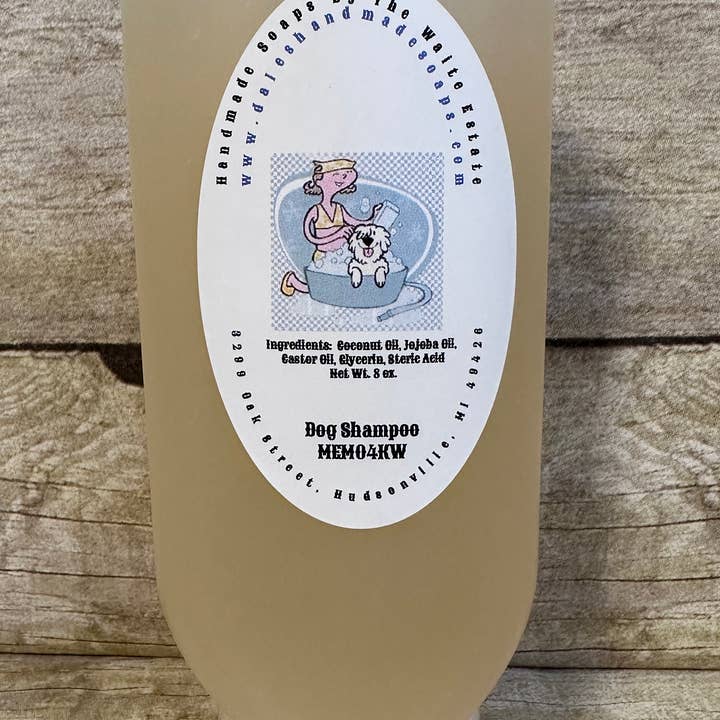 Liquid Dog Shampoo for wholesale by Dales Handmade Soaps & More
