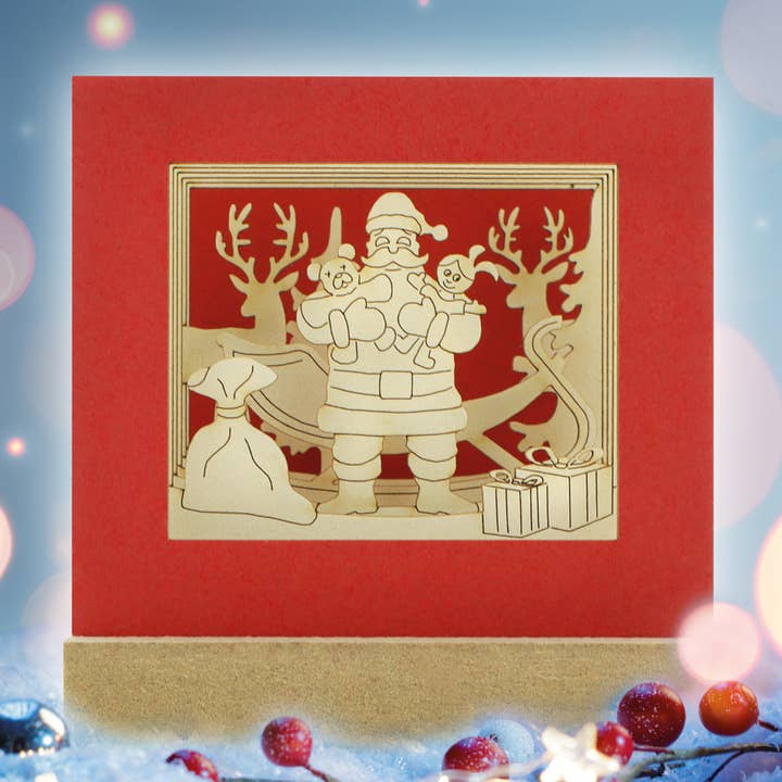 SILHOUBOX – Engroshandel Julepynt – Julemanden Silhoubox M... Julemanden, Julemand, Père Noël — gaveartikler0