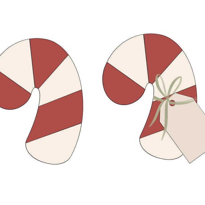 Canne à sucre potelée avec ou sans étiquette pour la vente par Maison’s Custom Cutters