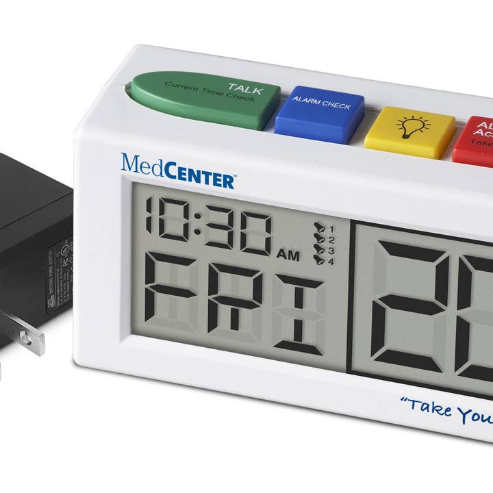 MedCenter Sveglia Parlante – Grande Display Promemoria Medicinali per la vendita all'ingrosso da parte di Medcenter Systems