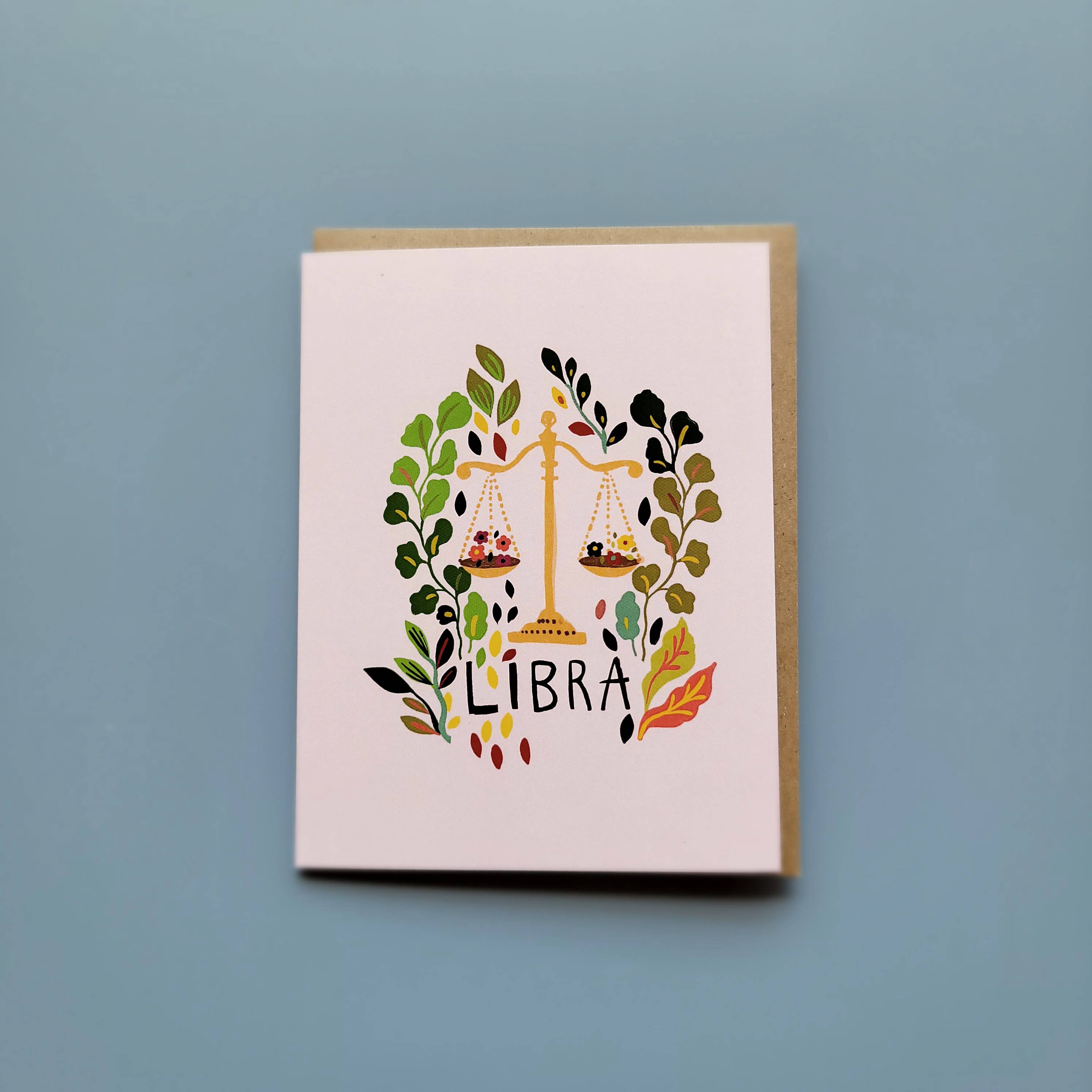 Anja Jane - Wholesale Everyday Greeting Card - Libra Zodiac Greeting Card1