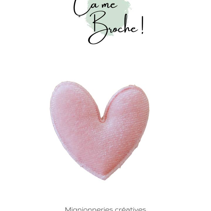 Camebroche - Wholesale Brooch - Velour heart brooches2