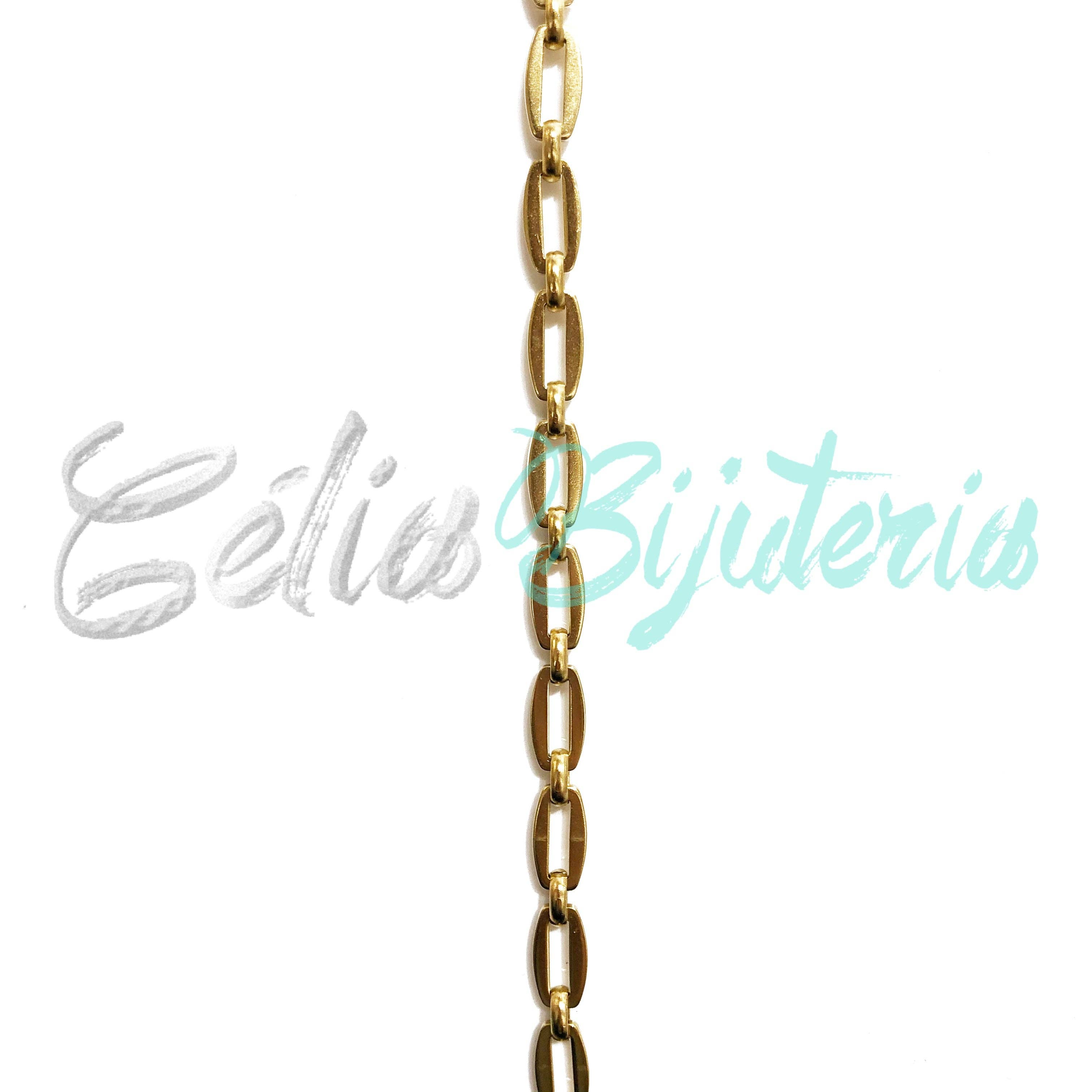 Celli Biju - Wholesale Schakelketting - Roestvrijstalen stroom per meter2