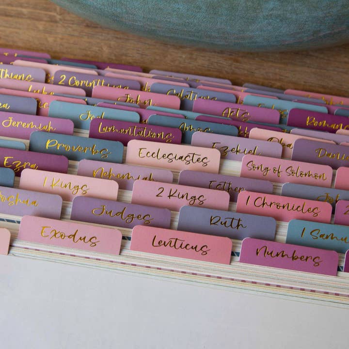 Chosen & Cherished - Wholesale Bookmark - Ombre Bible Index Tabs | Colorful Bible Tabs7
