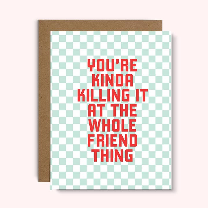 Killing It Card for wholesale by Bold & Broad