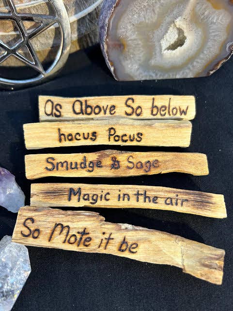 You Are Uniquely Magic - Vente Bâtons de fumigation - Palo Santo brûlé à la main - La collection As Above2