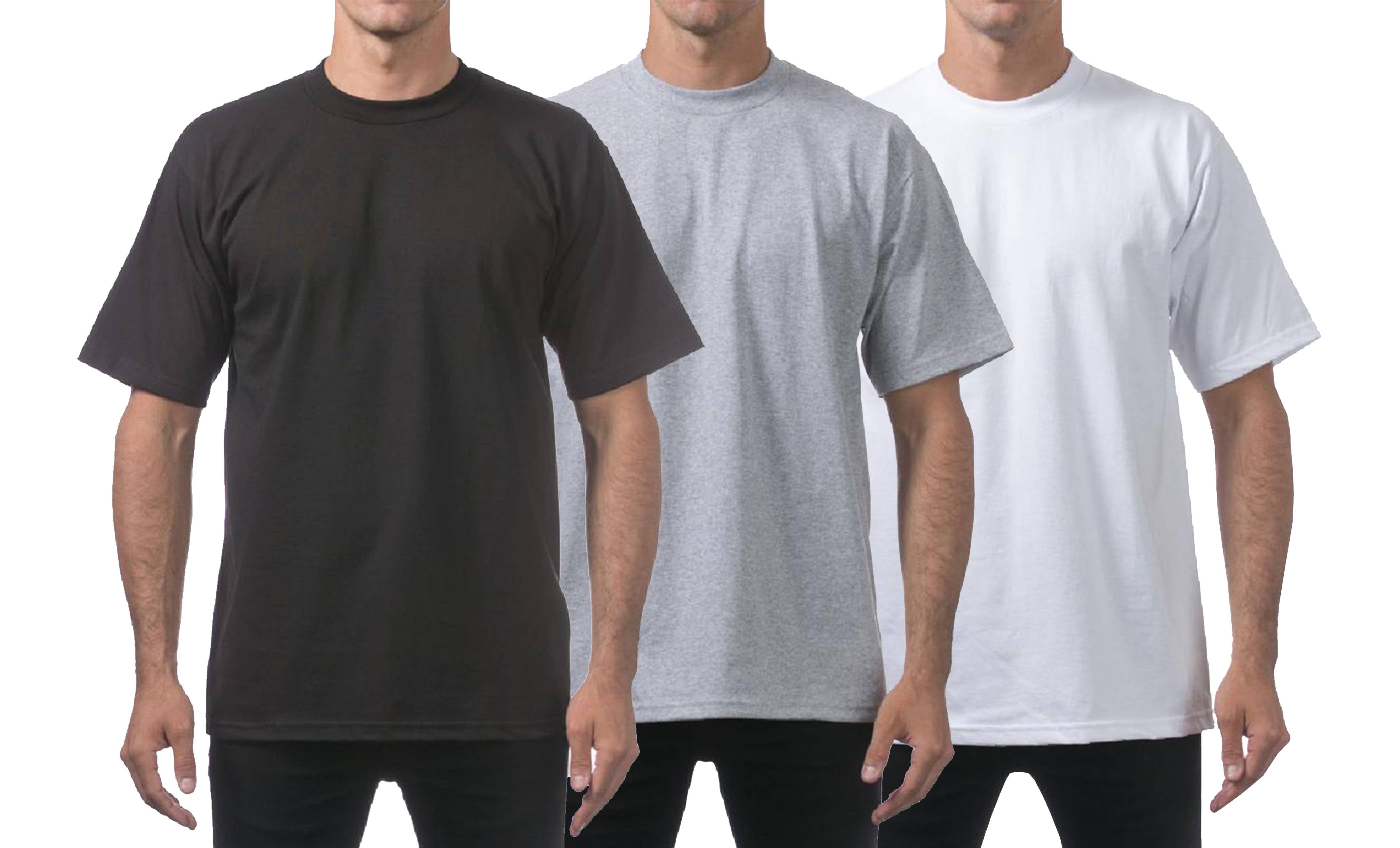 Galaxy By Harvic - Wholesale T-Shirt - Men's - Men's Premium Heavyweight Crew Neck Short Sleeve Tee (6 OZ)3