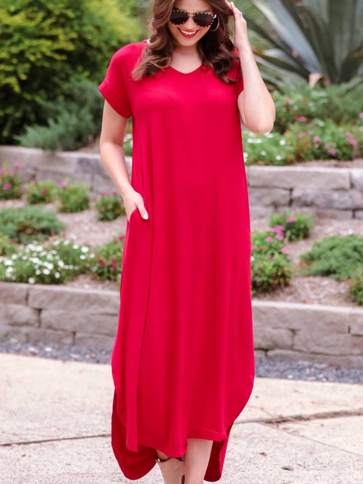 Jess Lea - Wholesale Dress - Women's - Libby T-Shirt Maxi Dress