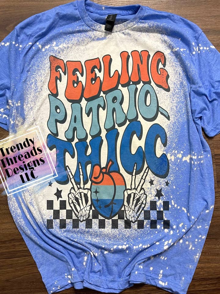 Feeling patrioTHICC shirt for wholesale by Trendy Threads Designs LLC
