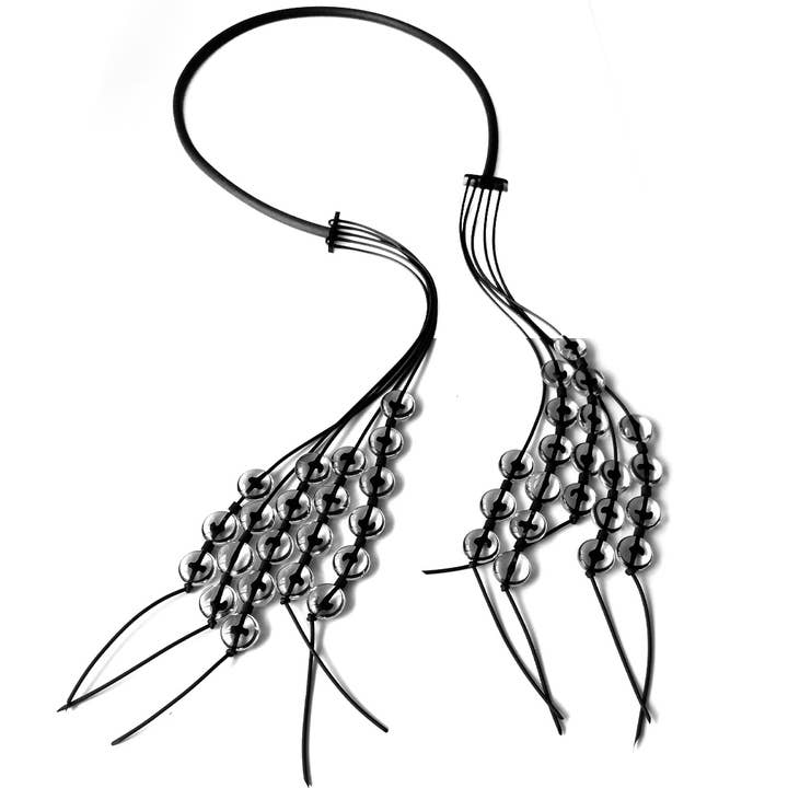 Collar majestuoso de goma y acrílico NUMA ESENCIALES para venta al por mayor de ALEX+SVET